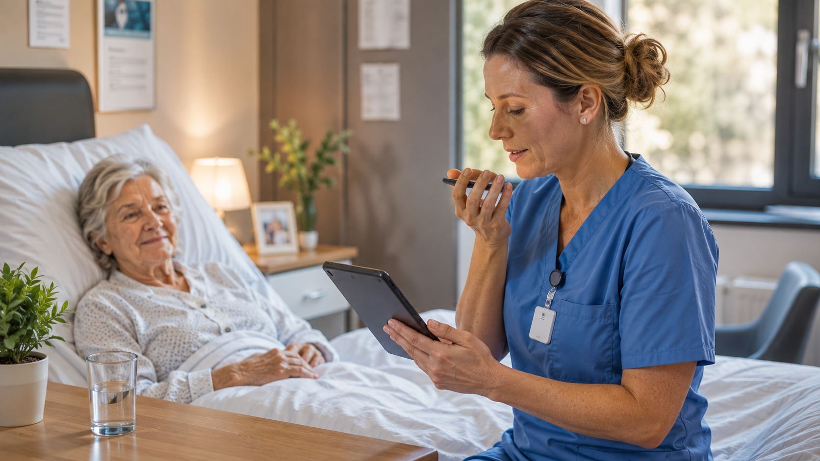 KI-gestützte Pflegedokumentation per Spracheingabe